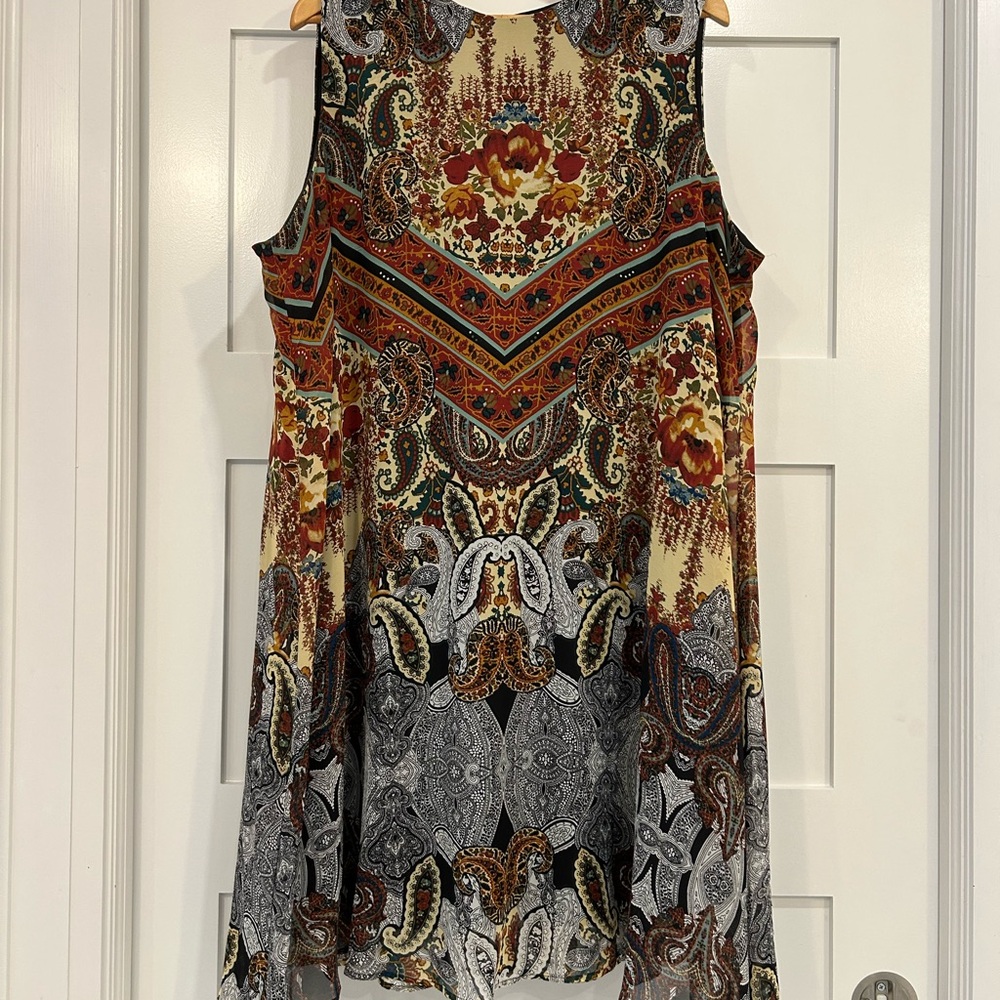 Julian Taylor Multicolor Paisley Dress
